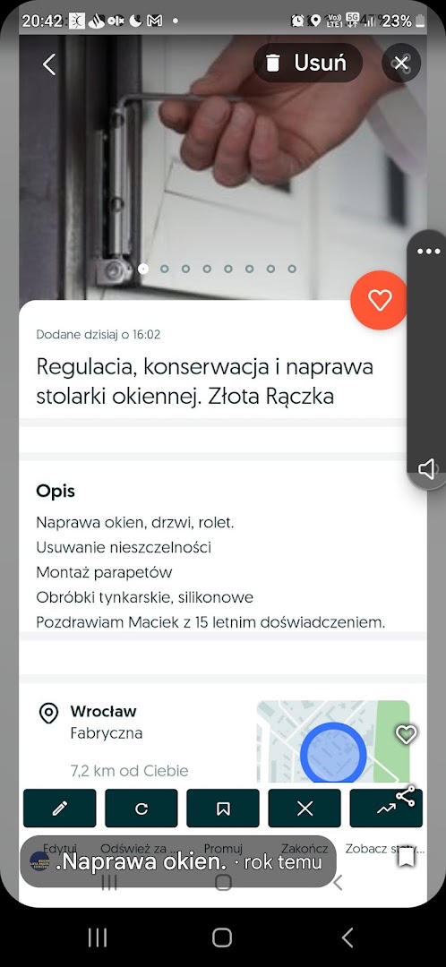 Naprawa okien i drzwi. — Zdjęcia 4